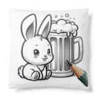 bottaの可愛いウサギ(垂れ耳ビール)05 Cushion
