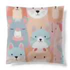 テフラんずの動物ファッションショー Cushion