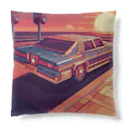 pari2のサンセットカー　ドット Cushion