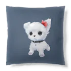 ちいさき家族スキ　Maltese ♡のだってマルチーズだもん　素 Cushion