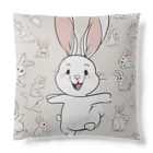 aahsrのくるくるうさくる Cushion