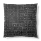 Isaiah_AI_Designの黒板の数字 Cushion