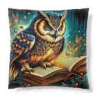 終わらない夢🌈のフクロウ🦉🌕 Cushion