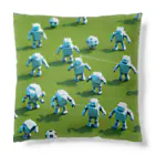 せつらデザイングッズのロボサッカー Cushion