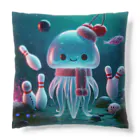 bottaの可愛い、クラゲ、ボーリング Cushion