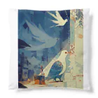 AQUAMETAVERSEの静寂の中の鳥　なでしこ1478 Cushion