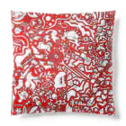 TAKIBENのベン画 RED Cushion