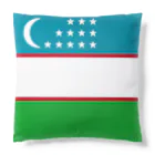 お絵かき屋さんのウズベキスタンの国旗 Cushion