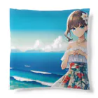 かるるんショップの海と南国と水着と　夏休み Cushion