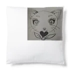 Carawayのハートのねこ Cushion