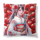 かるるんショップの桜と新人歌手と　 Cushion