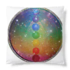 💖宇宙整体♪🌈♪こころからだチャンネル♪💖の宇宙曼荼羅　緑の奇跡 Cushion