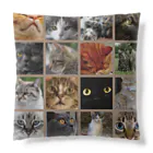 funny-boneの猫にゃ パッチワーク風 cat patchwork Cushion