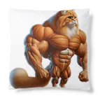 マッスルアニマルのねこマッチョ Cushion