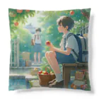 可愛い男の子イラスト販売所　By,keicyanの男の子　中学1年生　果樹園での1コマ Cushion