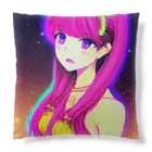 きゅぴきゅぴガールのきゅぴきゅぴ★ピンク髪美人お姉さん Cushion