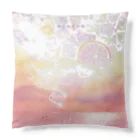 喫茶角砂糖のピンクレモネードの夕日 Cushion