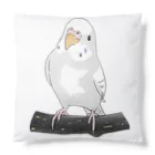 まめるりはことりのまったりセキセイインコちゃん【まめるりはことり】 Cushion