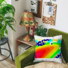 ymuseumのカラフルなカニ Cushion