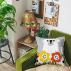 サタケシュンスケ｜イラストレーターのPlants and Polorbear Cushion