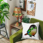 Cody the Lovebirdの（両面）ウロコインコ　Chubby Bird クッション