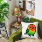 Cody the Lovebirdの（両面）ボタンインコ Cushion