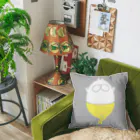 くらきち ONLINE SHOPのねこタイツとリラックス グレー Cushion