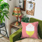 くらきち ONLINE SHOPのねこタイツとリラックス ピンク Cushion