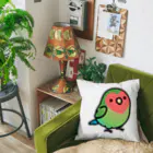 Cody the Lovebirdの（両面）コザクラインコ　Chubby Bird Cushion