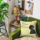 シュナウザーシュナウザーの黒しゅなクッション Cushion