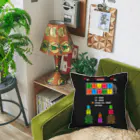 Siderunの館 B2のレトロゲーム風な大仏 Cushion