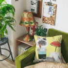 wokasinaiwoの夏猫10ズスイカ Cushion