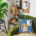 wokasinaiwoのうさ猫10ズ＆パイナップルジジ Cushion