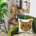 猫カフェ ぶぅたんグッズショップのマビくんのお顔 Cushion