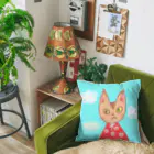 komugiのモクモク雲とモフモフ猫ちゃん Cushion