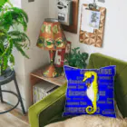 LalaHangeulのSeahorse Dad　yellow  Cushion