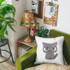 のんのんの黒猫ちゃん Cushion