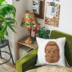 結社黒猫の大仏ヘッド Cushion