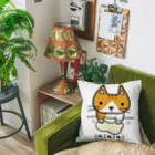 こねこねこねこのこねこねこねこ(白茶トラ) Cushion