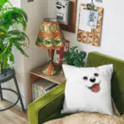 えとかの白くて不定形の犬 Cushion