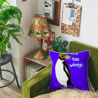 LalaHangeulのRockhopper penguin　(イワトビペンギン) Cushion