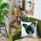 ペキニーズ好きによるペキニーズグッズ屋さんのお耳ぴょーんペキニーズ Cushion