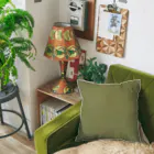 kiki25のモスグリーン Cushion