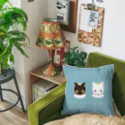 たかどのみこと🕊の白黒ねこさん Cushion