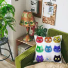 ネズミとネコとたまにウサギのグッズの十人十色ネコ Cushion