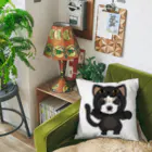 みきぞーん｜保護猫 ミッキー画伯と肉球とおともだちのmaruku Cushion