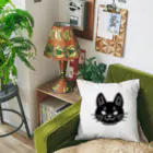 森のおかあさんのくろねこ Cushion