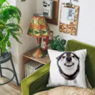 【ガルガルSHOP】柴犬大河と黒ラブ銀河の部屋の柴犬大河のガルガル・クッション Cushion