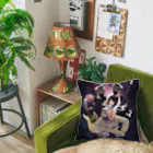 にゃのもののピョン･GALAXYT ねこ うさぎどし･ver Cushion