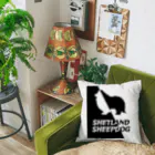 onehappinessのシェルティ　ハーフ＆ハーフ Cushion